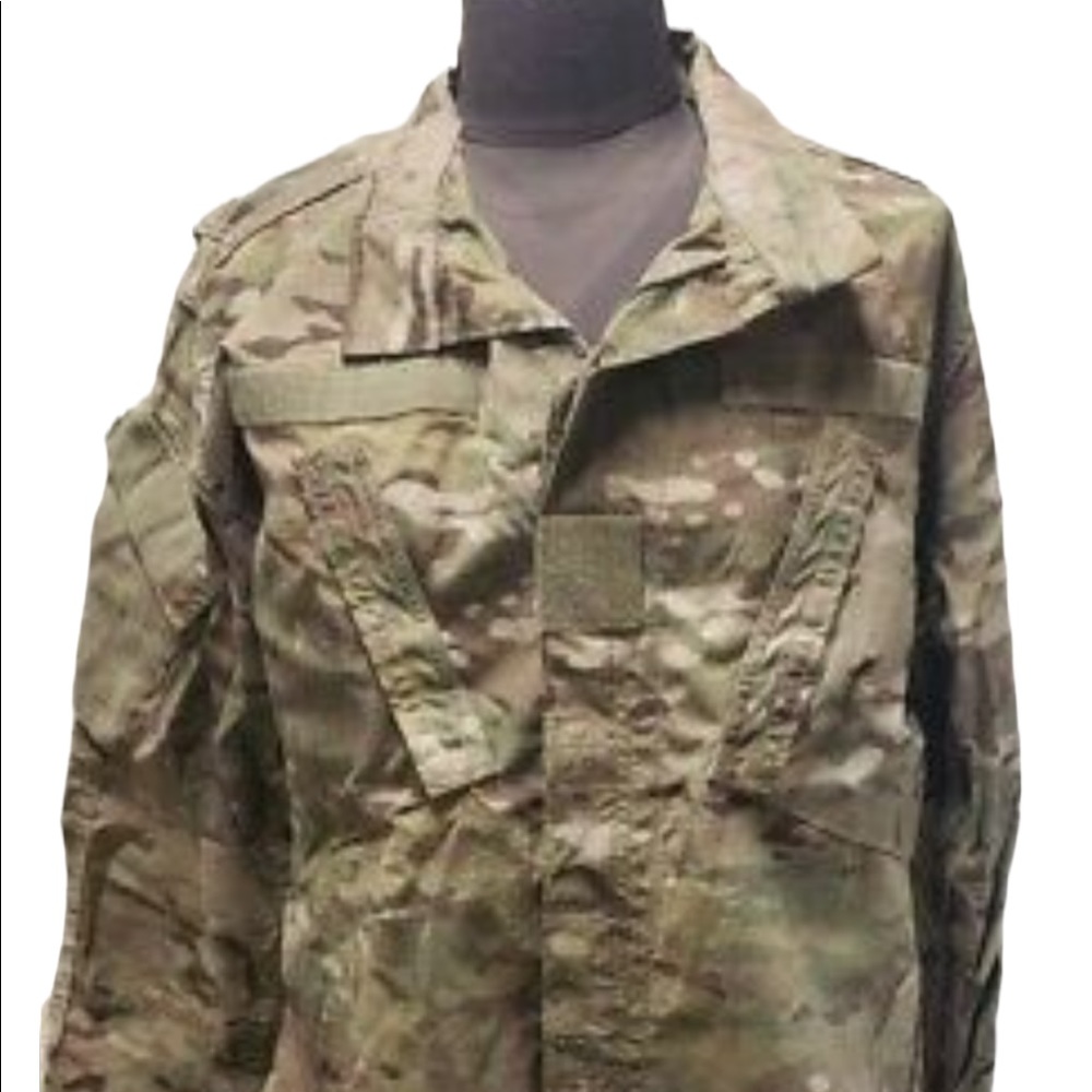 US Army Men’s Combat Coat Vintage Med-Long 50% Cotton 50% Nylon Great Pre Owned